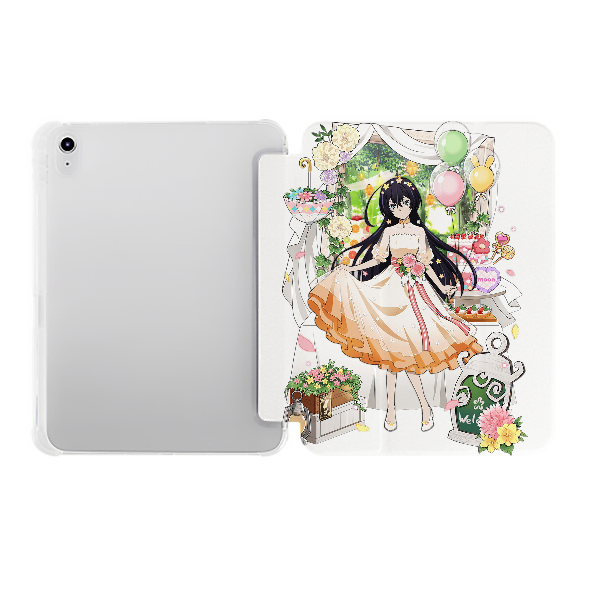 （画像用） 文豪ストレイドッグス Bungo Stray Dogs IPad ケース ペン収納付き 三つ折りスタンド PUレザー×シリコン 対応機種9.5/10.5/10.9インチ
